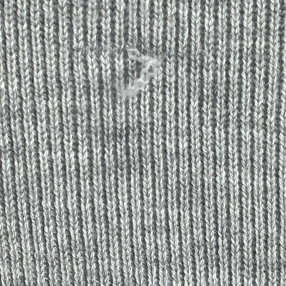 Elodie Long Sleeve Horn Button Sweater Cardigan Sz S Gray V-Neck Ribbed NWT - Picture 7 of 7